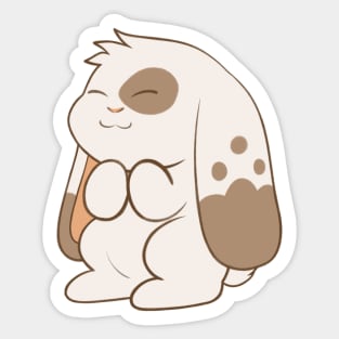 Happy Lop Rabbit Sticker